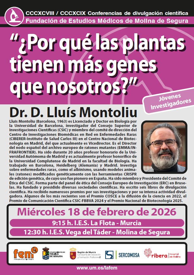 FEM Molina Cartel Conferencia 18 febrero 26