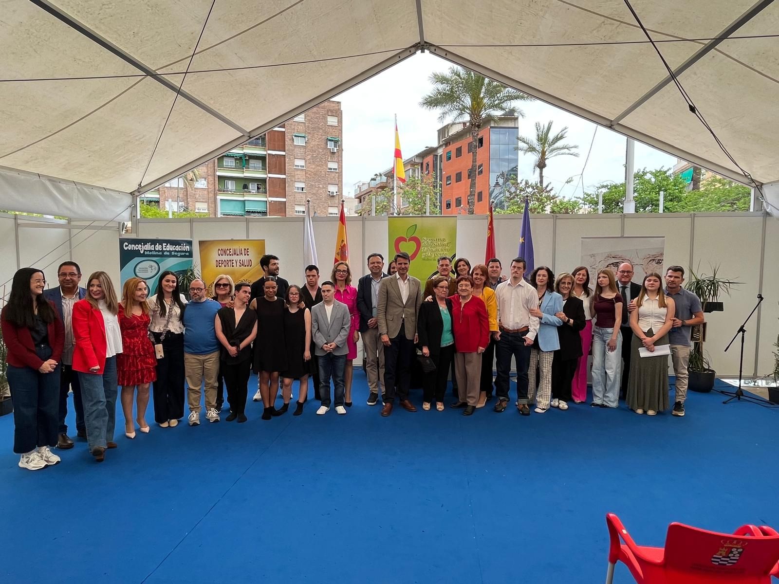 Premio Educación 'Gaspar Mondéjar' 2026 Molina Acto de entrega Foto1 con premiados