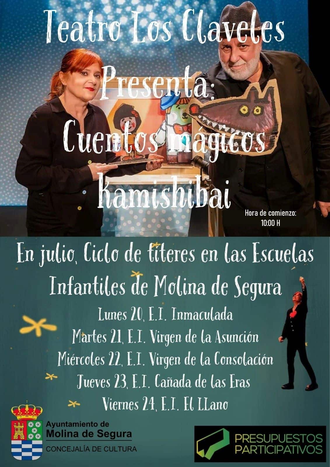 Cultura Molina Cuentos mágicos Kamishibai en escuelas infantiles Días 20 al 24 CARTEL